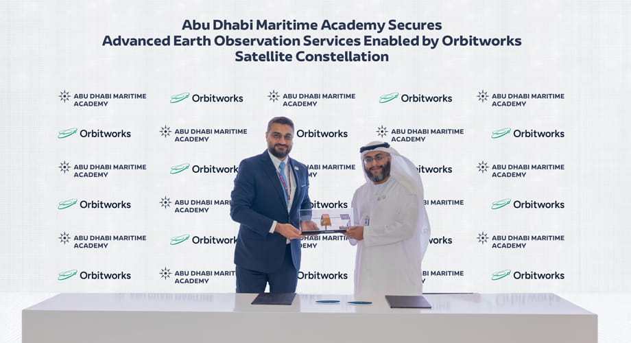 أكاديمية أبوظبي البحرية تبرم اتفاقية للحصول على خدمات متقدمة لرصد الأرض عبر كوكبة الأقمار الاصطناعية التابعة لـ”أوربت ووركس”