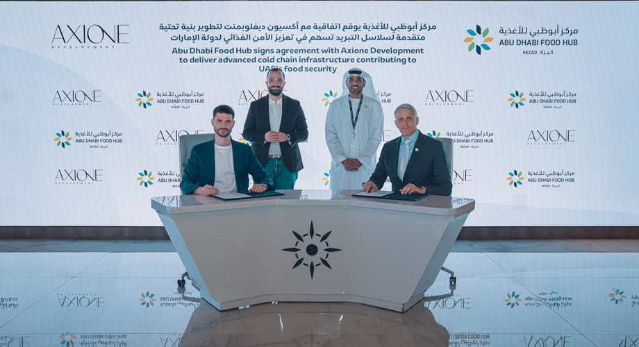 “أكسيون ديفلوبمنت” تطوّر بنية تحتية متقدمة لسلسلة التبريد في مركز أبوظبي للأغذية
