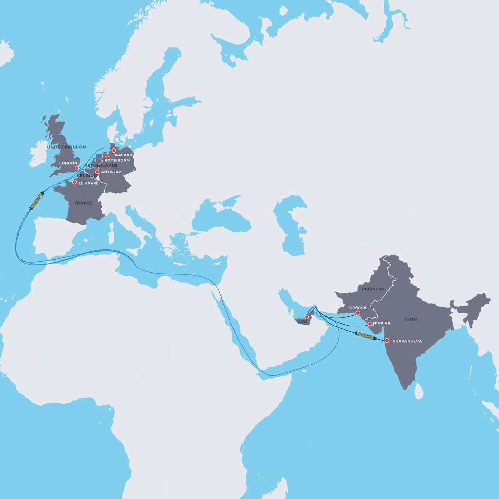 CSP Abu Dhabi Terminal Launches New Direct Services to Europe and Indian Subcontinent