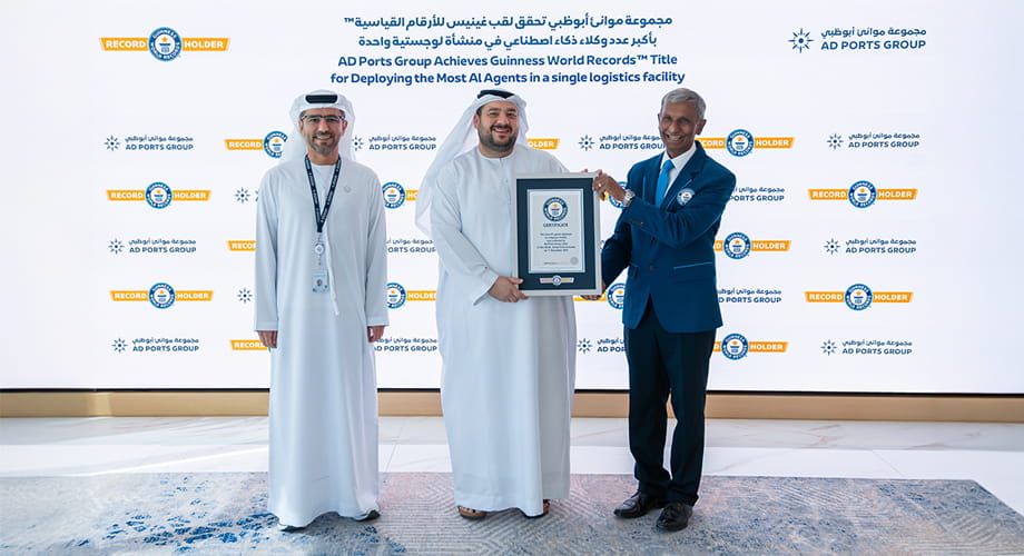AD Ports Group Achieves Guinness World Records™ Title for Deploying the Most AI Agents in a Single Logistics Facility