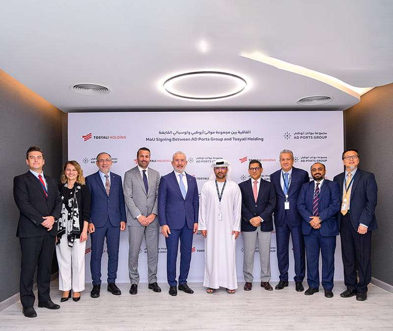 AD Ports Group (ADX: ADPORTS) has signed a Memorandum of Understanding (MoU) with Tosyali