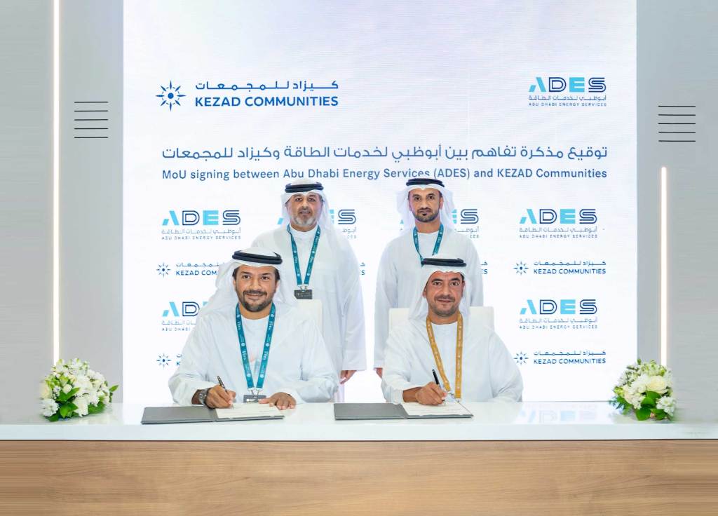 KEZAD Communities and Abu Dhabi Energy Services sign Agreement to Boost Energy Efficiency Projects in Abu Dhabi