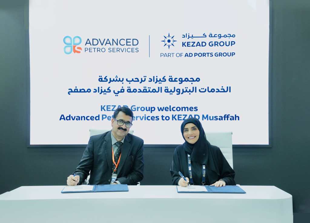 KEZAD Group Signs Lease Agreement with Advanced Petro Services for Facility in KEZAD Musaffah