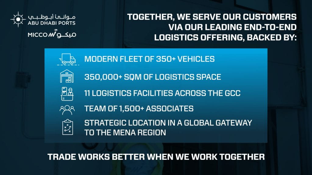 Abu Dhabi Ports Acquires MICCO to Become a Leading Provider of Fully Integrated Supply Chain Logistics Solutions