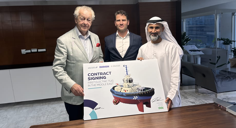 SAFEEN Group Trials First Electric Tug in Middle East for Marine Services Fleet