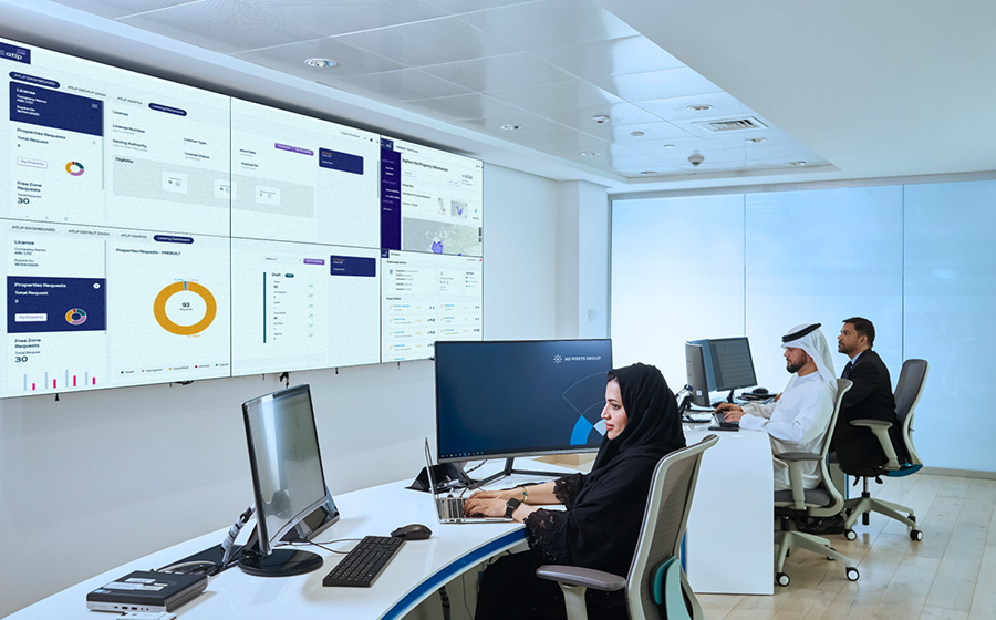 مبادرات قطاع المدن الاقتصادية والمناطق الحرة والقطاع الرقمي التابعان لمجموعة موانئ أبوظبي لتعزيز تجربة المتعاملين