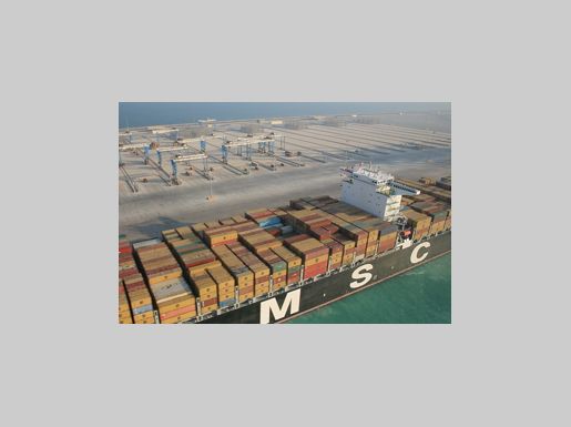 Container record at Khalifa Port