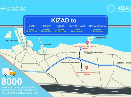 New Mohammed bin Rashid Road enables Khalifa Port’s present and future expansion plans