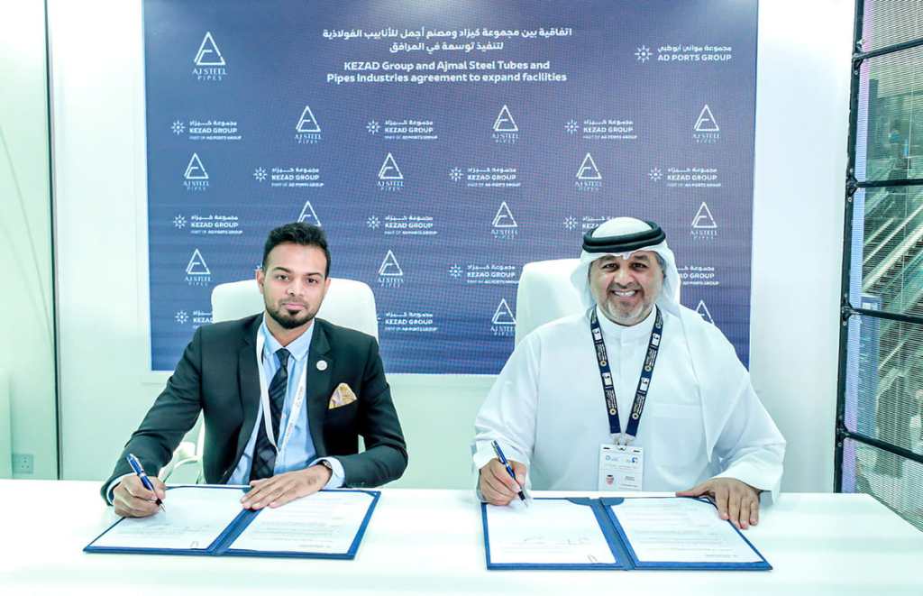 AJ Steel Sign Agreement with KEZAD Group to Expand Operations in Abu Dhabi