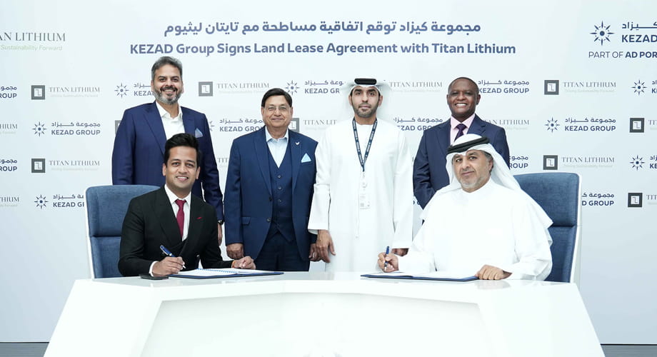 Titan Lithium to Set Up AED 5 Billion Lithium Processing Plant in KEZAD
