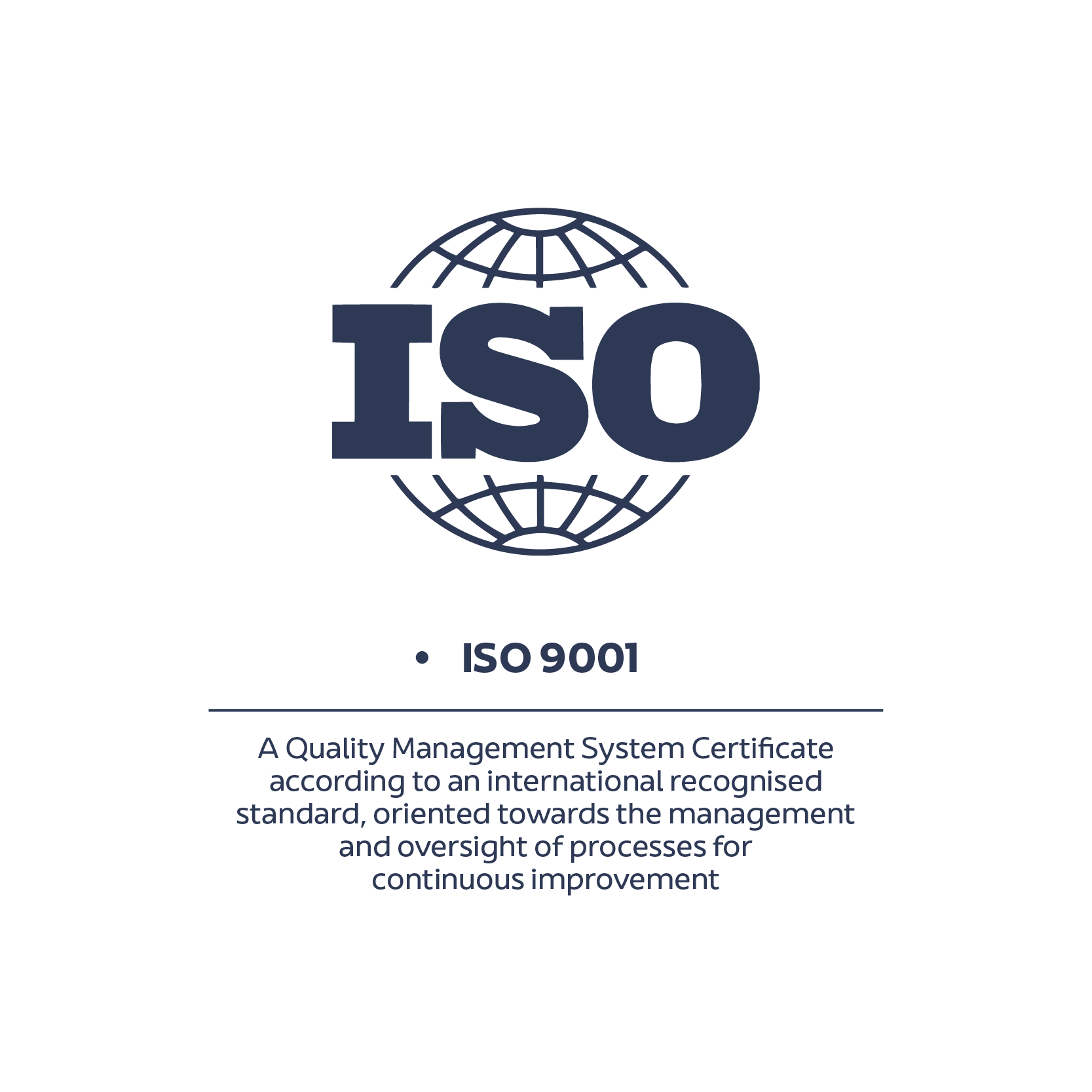 Accreditation ISO 9001