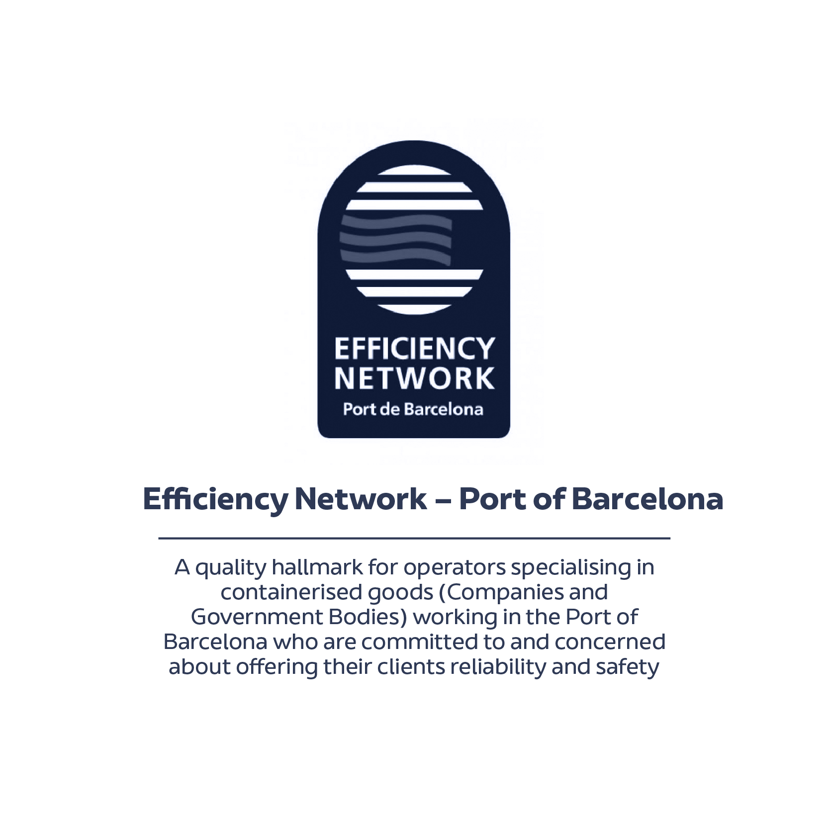 Accreditation Port of Barcelona
