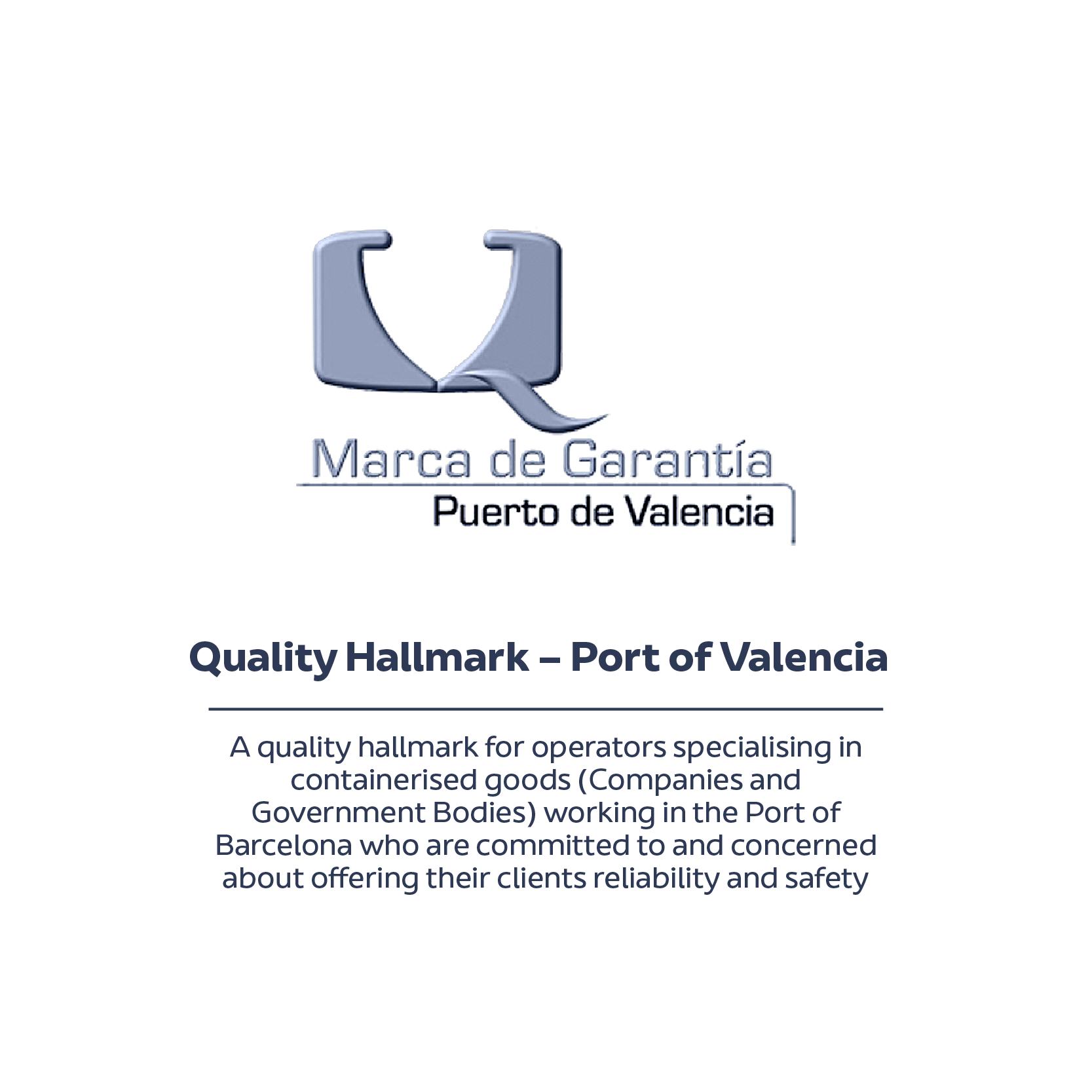 Accreditation Port of Valencia
