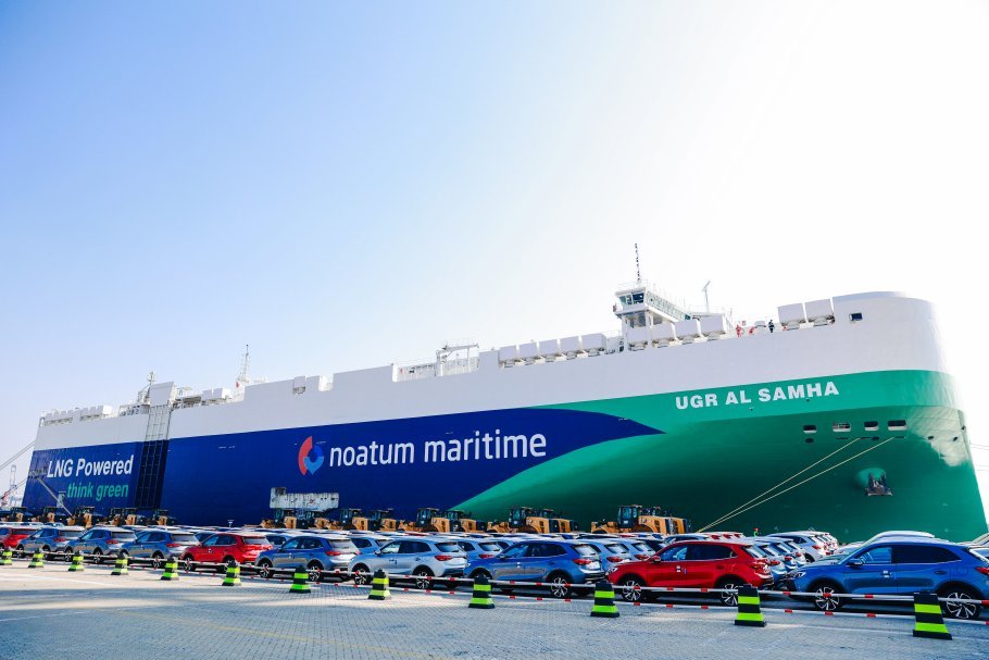 Noatum Maritime Takes Delivery of First LNG Powered Vessel for United Global Ro-Ro Joint Venture