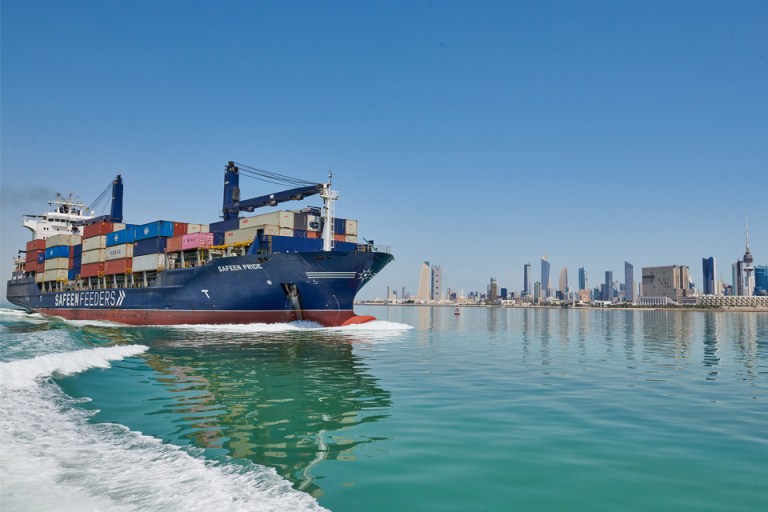 first-vessel-arrives-at-shuwaikh-port-from-khalifa-port